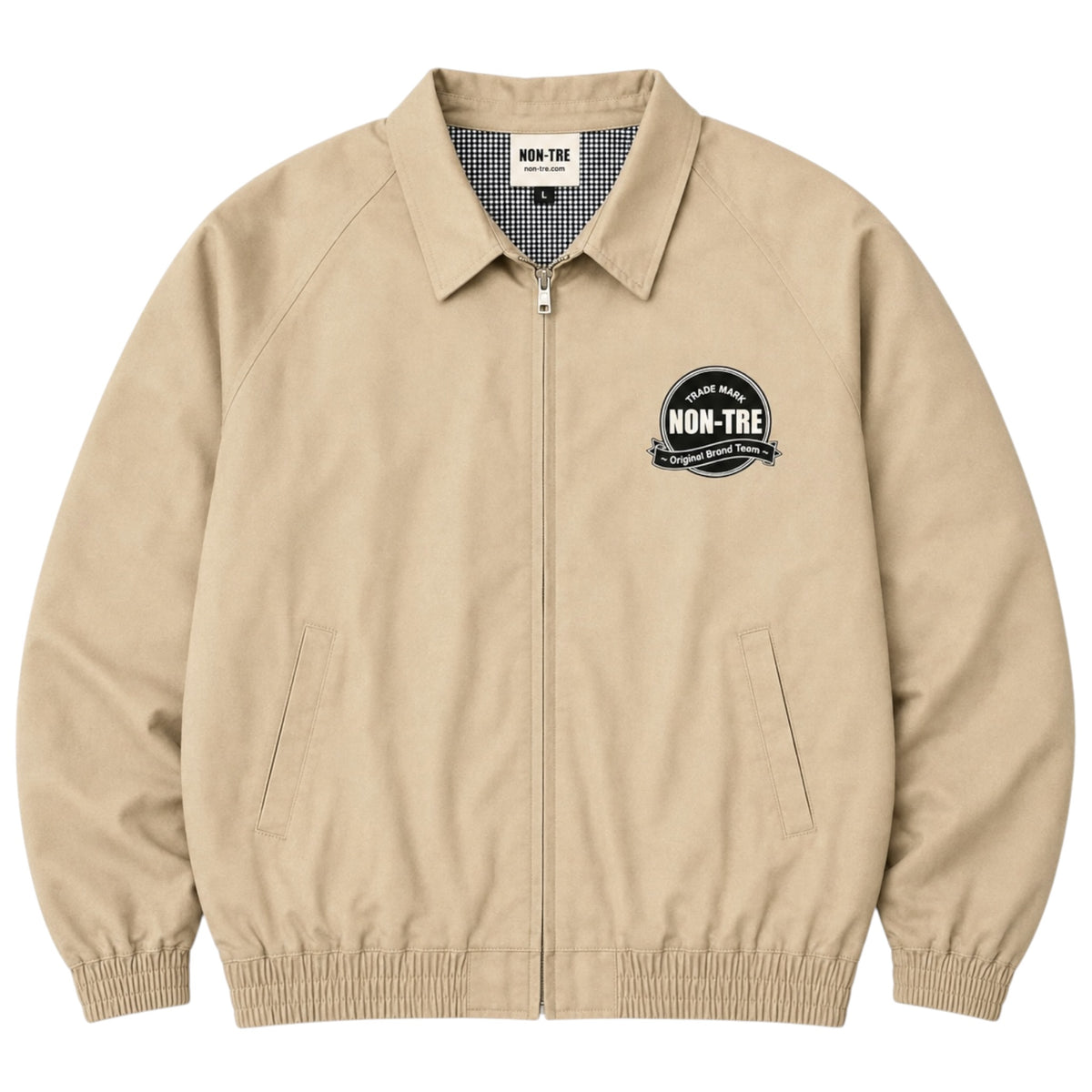 NON-TRE TRADE MARK LOGO WAPPEN SWING TOP - BEIGE