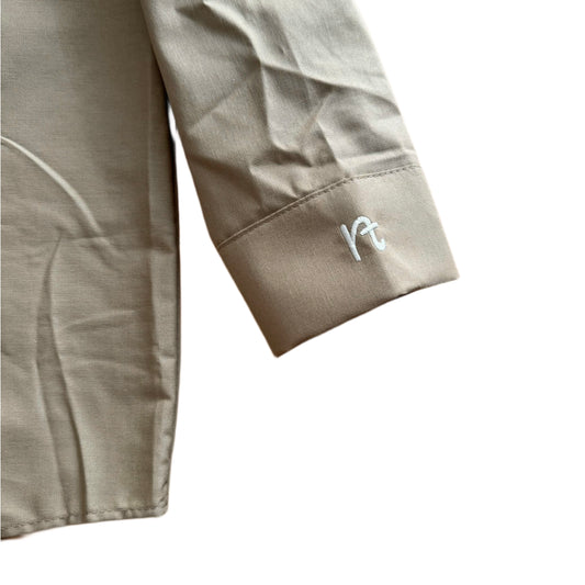 INITIAL LOGO POPLIN WORK SHIRT