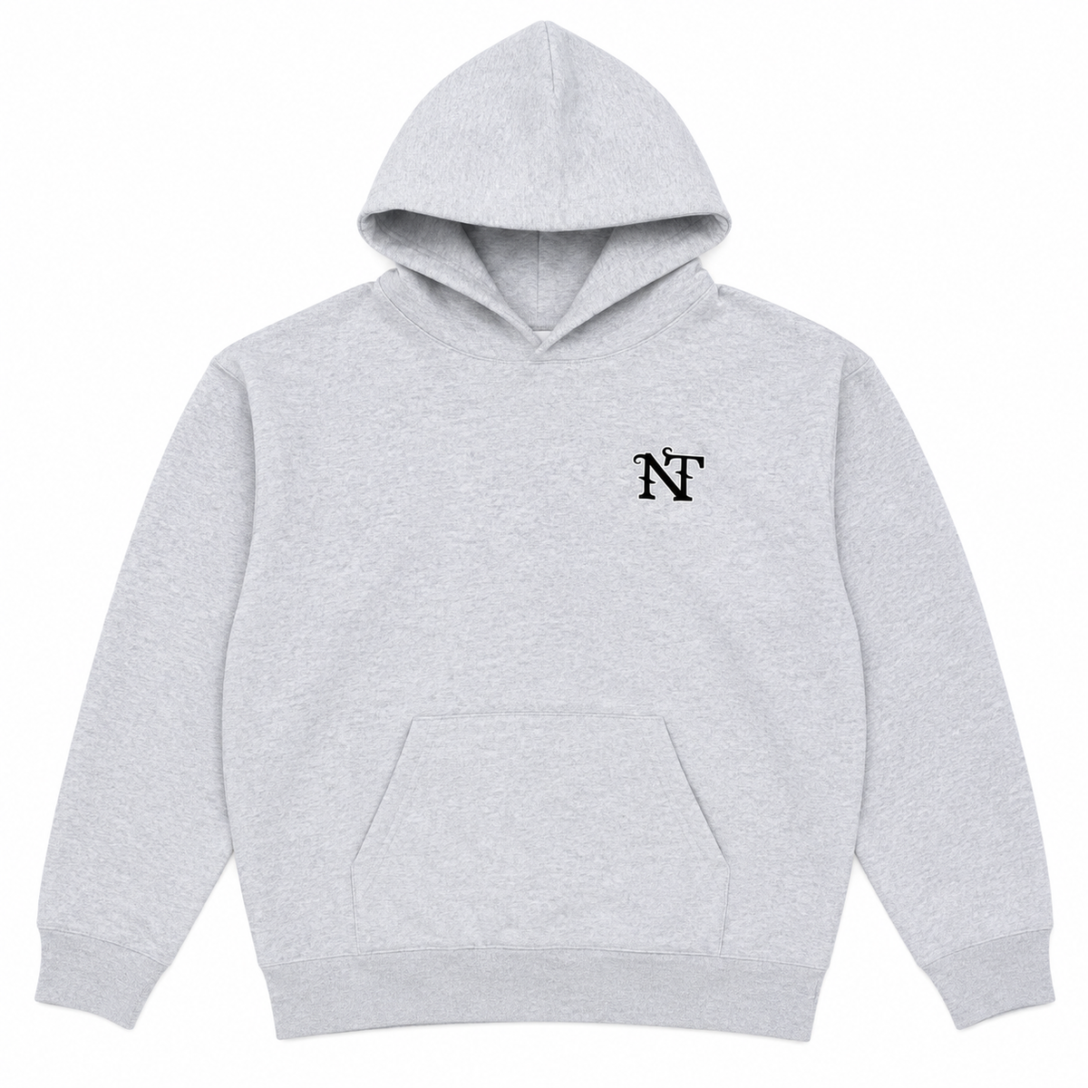 NON-TRE FAMILIA LOGO SWEAT HOODIE - GRAY