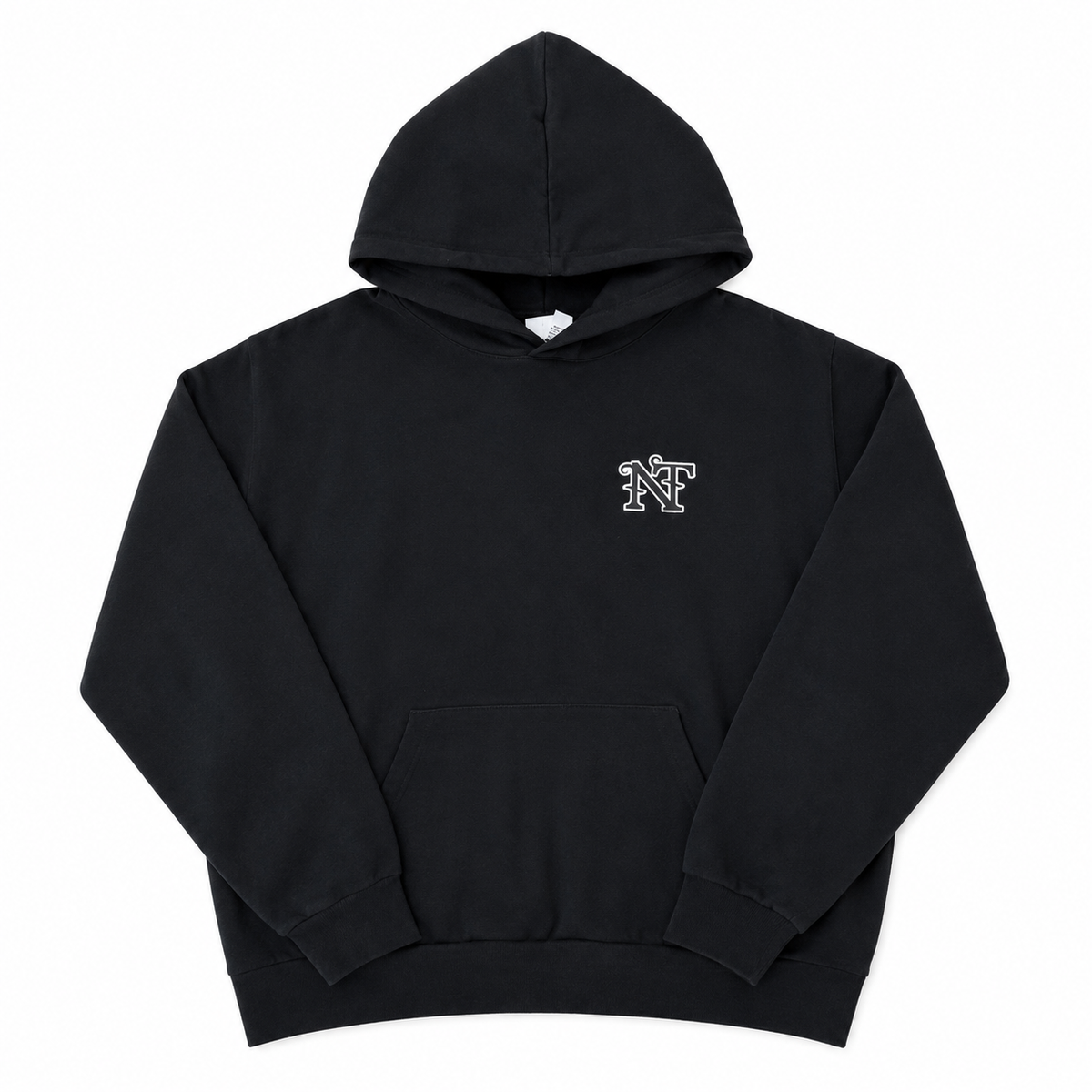 NON-TRE FAMILIA LOGO SWEAT HOODIE - BLACK
