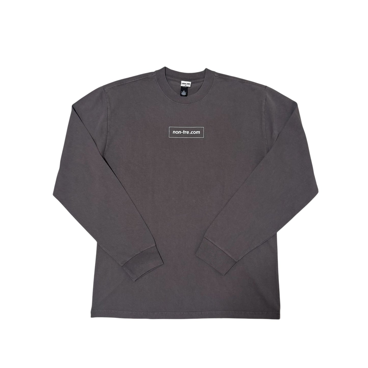 BOX DOMAIN LOGO LONG SLEEVE TEE