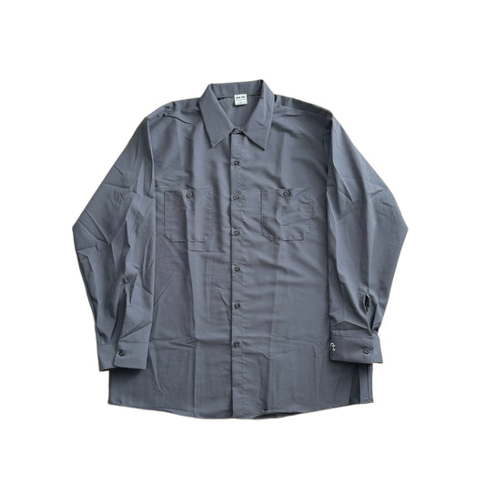 INITIAL LOGO POPLIN WORK SHIRT