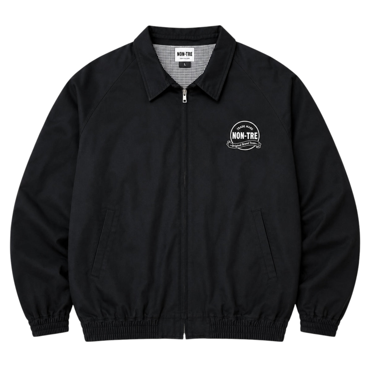 NON-TRE TRADE MARK LOGO WAPPEN SWING TOP - BLACK