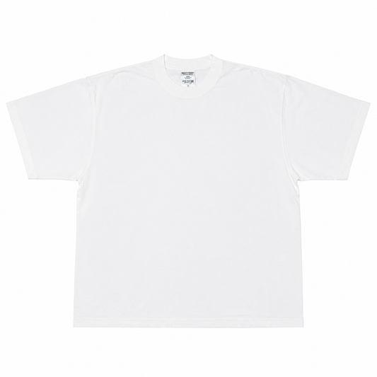 SHAKA WEAR 7.5oz GARMENT DYE DROP SHOULDER S/S TEE - WHITE