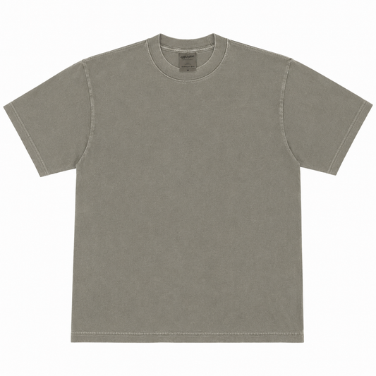SHAKA WEAR 7.5 OZ MAX HEAVYWEIGHT GARMENT DYE SHORT SLEEVE – CEMENT