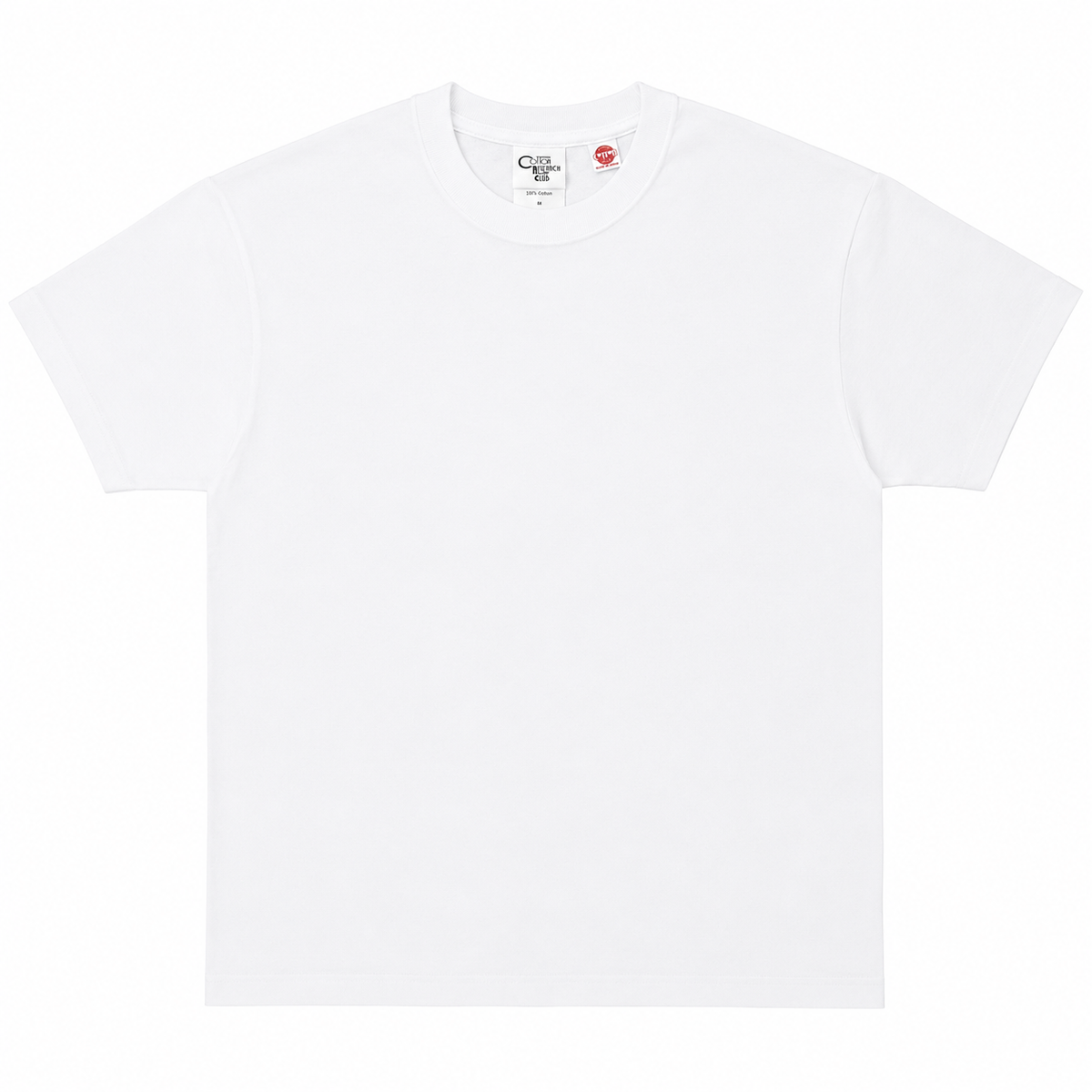 COTTON RESEARCH CLUB JPC-001 6.6oz S/S TUBULAR T-SHIRT – WHITE