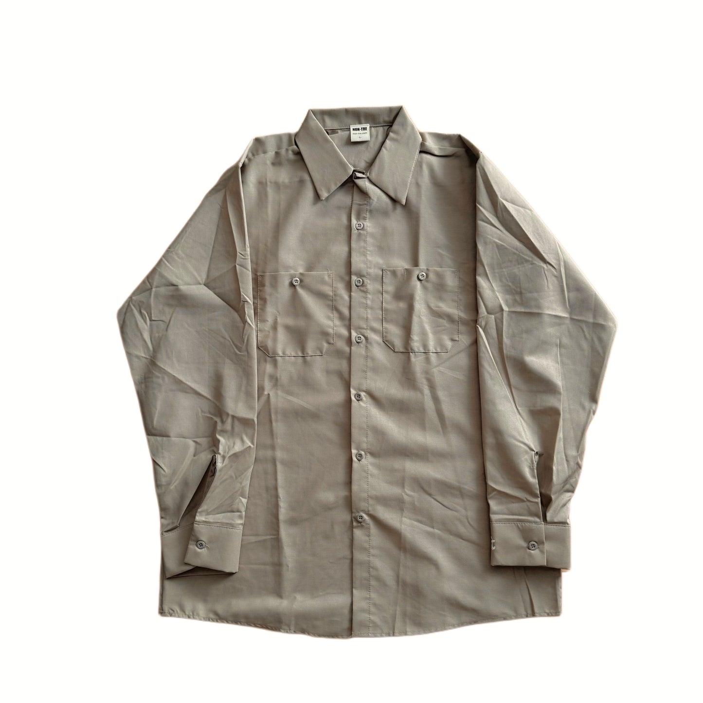 INITIAL LOGO POPLIN WORK SHIRT