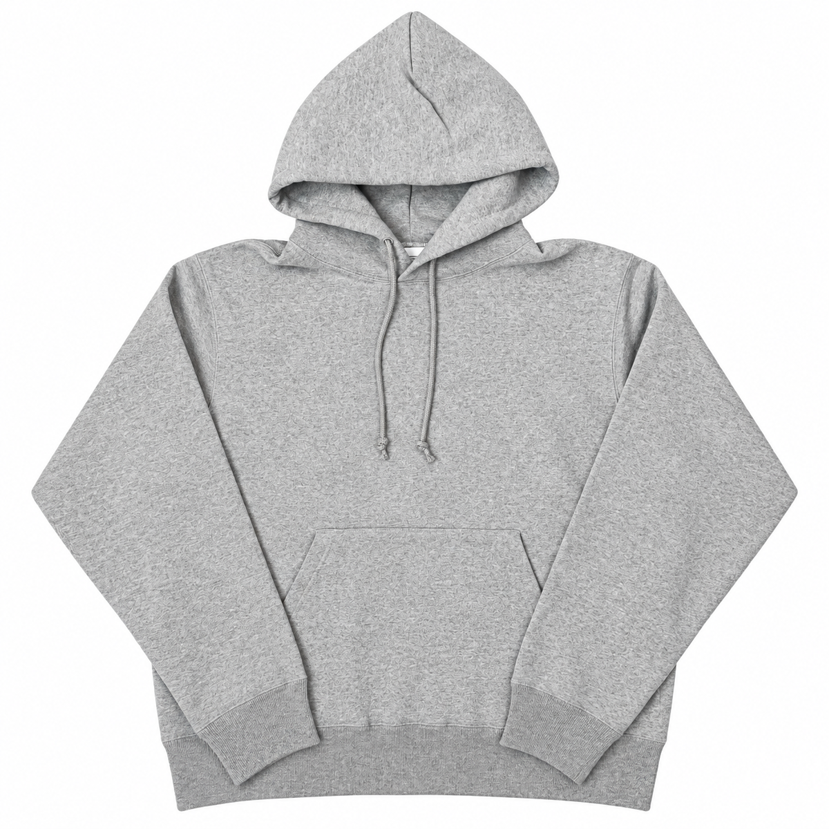 COTTON RESEARCH CLUB JPC-005 14oz LOOPWHEEL TERRY HOODIE – HEATHER GRAY