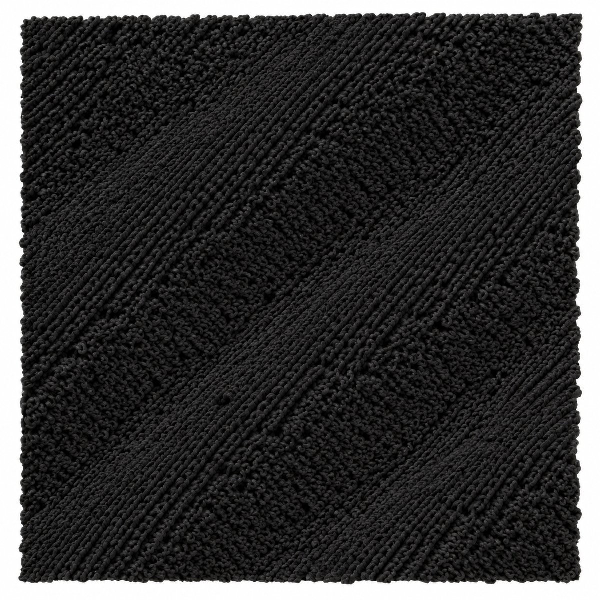 COTTON RESEARCH CLUB JPC-004 14oz LOOPWHEEL TERRY CREW NECK – BLACK