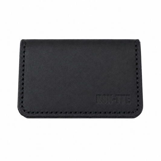 NON-TRE × T2 LEATHER WORKS CARD CASE – BLACK