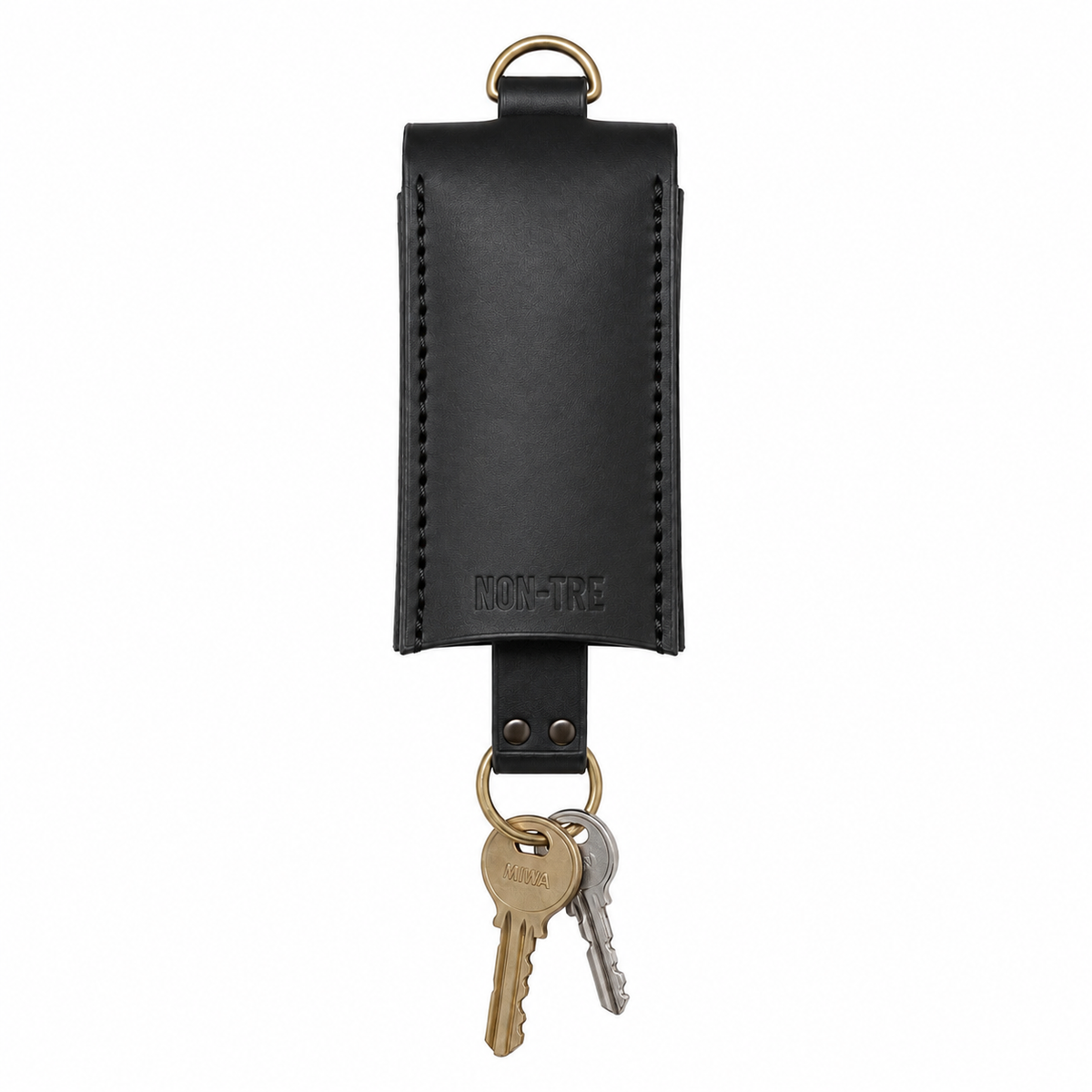 NON-TRE × T2 LEATHER WORKS KEY CASE – BLACK