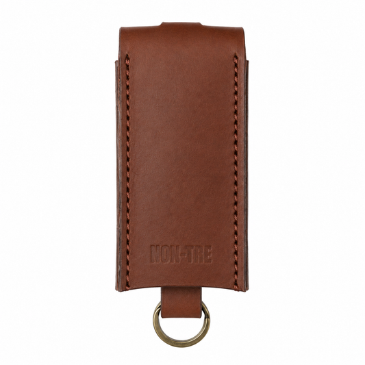 NON-TRE × T2 LEATHER WORKS KEY CASE – BROWN