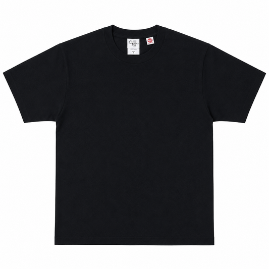 COTTON RESEARCH CLUB JPC-001 6.6oz S/S TUBULAR T-SHIRT – BLACK