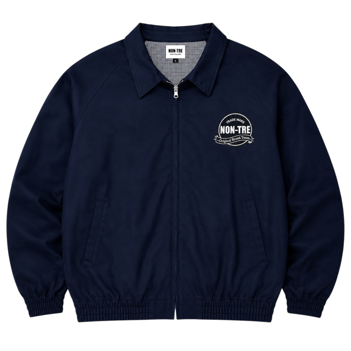 NON-TRE TRADE MARK LOGO WAPPEN SWING TOP - NAVY