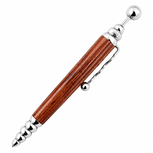 Jean Pierre Lepine ZIGZAG STRIPE BALLPOINT PEN - WOOD