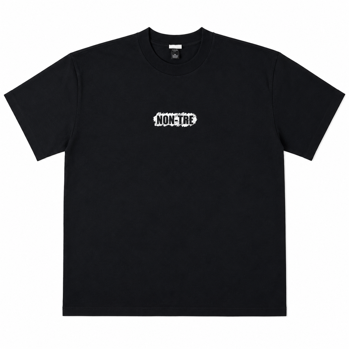 NON-TRE SCRATCH LOGO TEE - BLACK