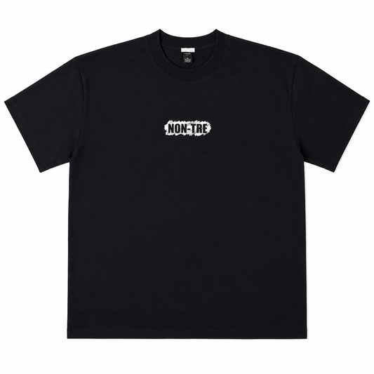 NON-TRE SCRATCH LOGO TEE - BLACK