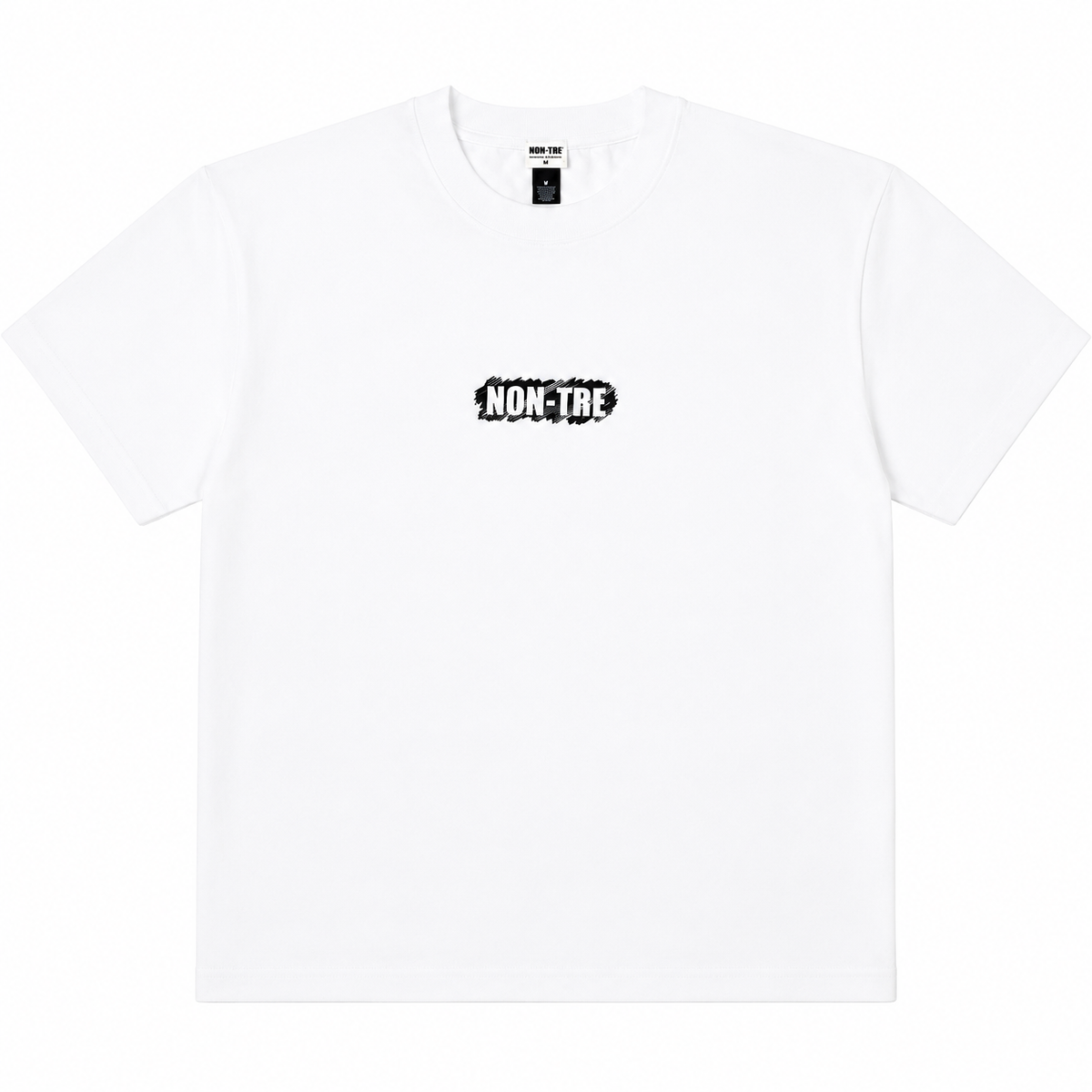 NON-TRE SCRATCH LOGO TEE - WHITE