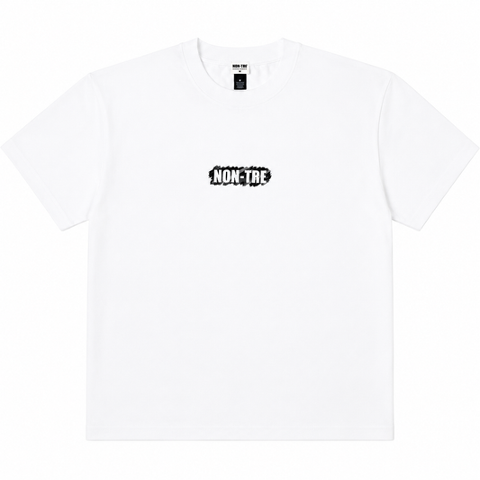 NON-TRE SCRATCH LOGO TEE - WHITE