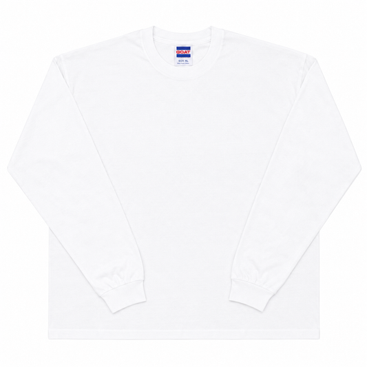 GOAT LONG SLEEVE TEE - WHITE