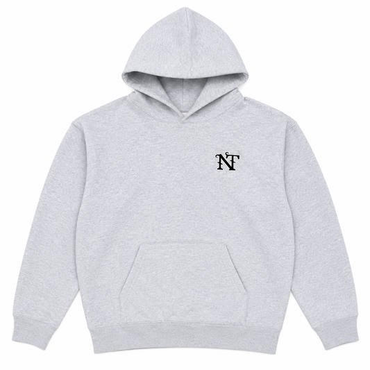 NON-TRE FAMILIA LOGO SWEAT HOODIE - GRAY
