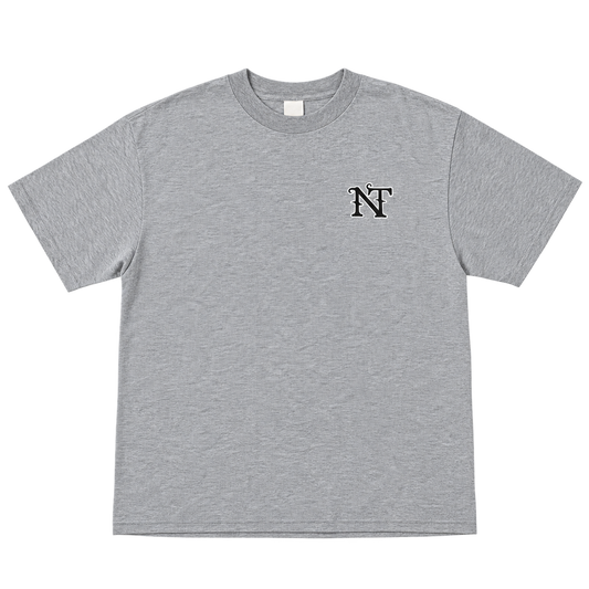 NON-TRE FAMILIA LOGO TEE - GRAY