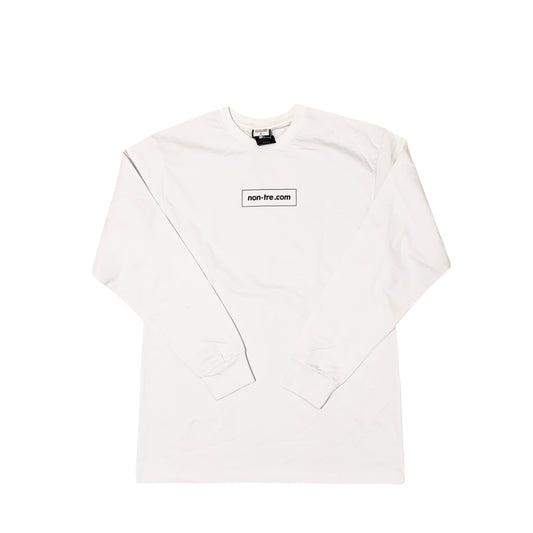 BOX DOMAIN LOGO LONG SLEEVE TEE