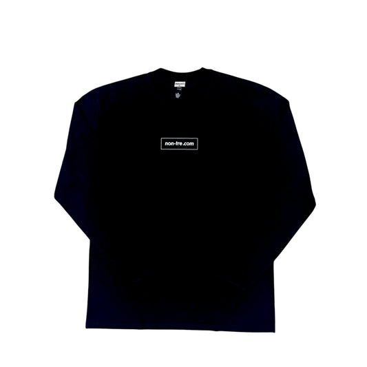 BOX DOMAIN LOGO LONG SLEEVE TEE