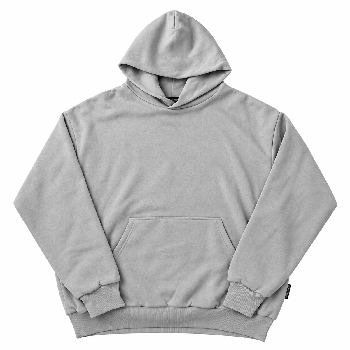 SHAKA WEAR GARMENT DYE DOUBLE LAYER REVERSIBLE HOODIE - FOG GREY